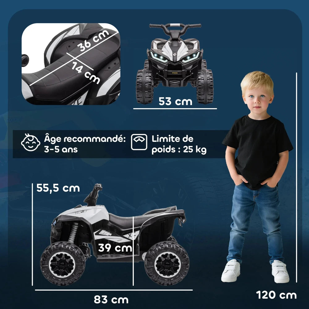 Quad Électrique Enfant Raptor